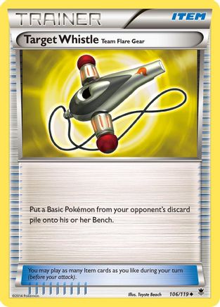 Target Whistle (106) [XY - Phantom Forces] Reverse Holofoil