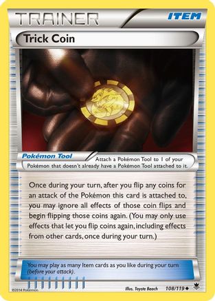 Trick Coin (108) [XY - Phantom Forces] Reverse Holofoil