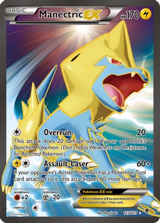 Manectric EX (113 Full Art) (113) [XY - Phantom Forces] Holofoil