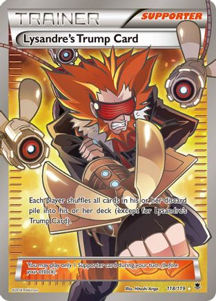 Lysandre's Trump Card (118 Full Art) (118) [XY - Phantom Forces] Holofoil
