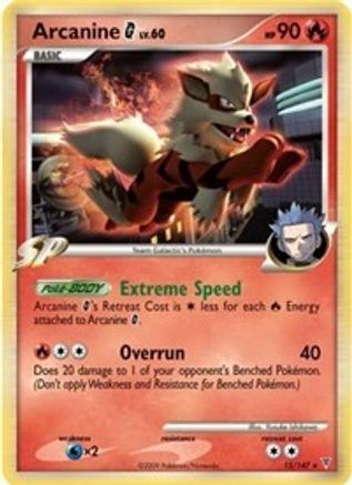 Arcanine G - 15/147 (15) [Deck Exclusives] Holofoil