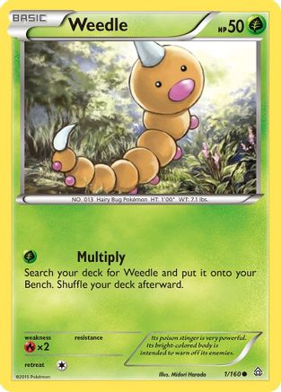 Weedle (1) [XY - Primal Clash]