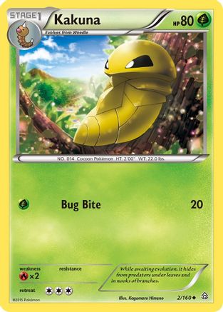 Kakuna (2) [XY - Primal Clash] Reverse Holofoil