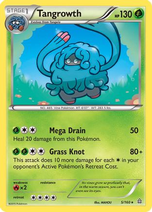 Tangrowth (5) [XY - Primal Clash] Reverse Holofoil