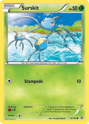 Surskit (13) [XY - Primal Clash]