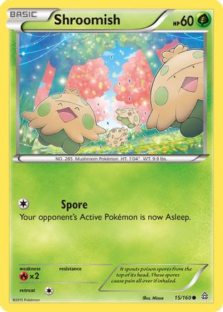Shroomish (15) [XY - Primal Clash] Reverse Holofoil