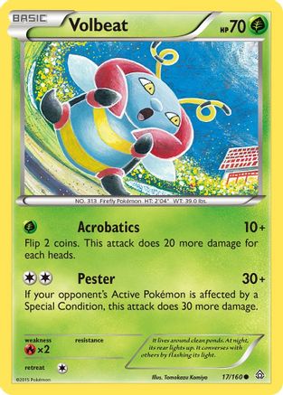 Volbeat (17) [XY - Primal Clash] Reverse Holofoil