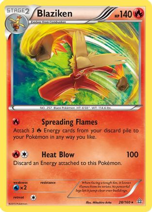 Blaziken (28) [XY - Primal Clash] Holofoil