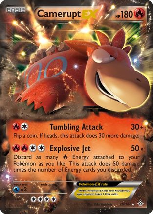 Camerupt EX (29) [XY - Primal Clash] Holofoil