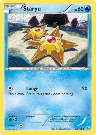 Staryu (32) [XY - Primal Clash] Reverse Holofoil