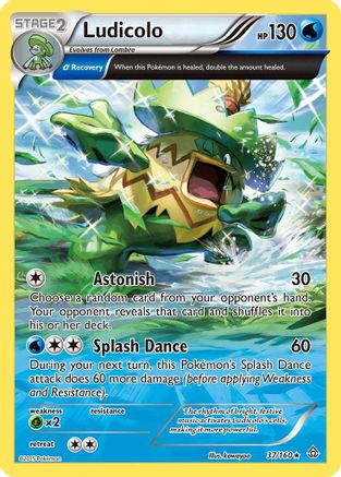 Ludicolo (Alpha) (37) [XY - Primal Clash] Reverse Holofoil