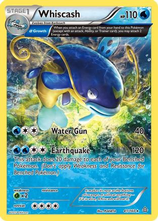 Whiscash (Alpha) (41) [XY - Primal Clash]