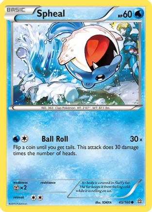 Spheal (45) (45) [XY - Primal Clash] Reverse Holofoil