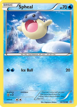 Spheal (46) (46) [XY - Primal Clash] Reverse Holofoil