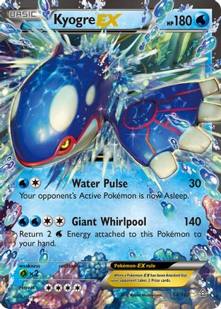 Kyogre EX (54) [XY - Primal Clash] Holofoil