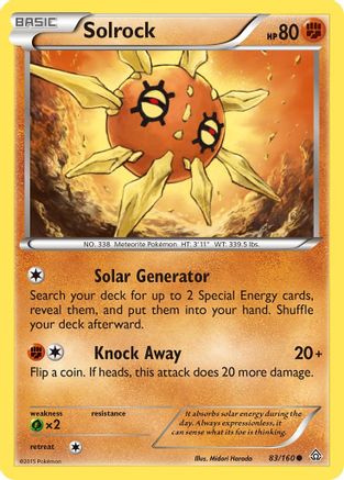 Solrock (83) [XY - Primal Clash]