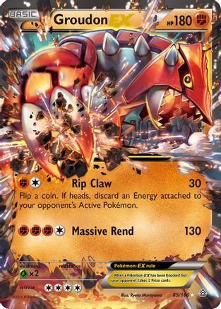 Groudon EX (85) [XY - Primal Clash] Holofoil