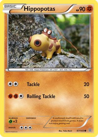Hippopotas (87) [XY - Primal Clash] Reverse Holofoil