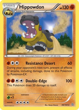 Hippowdon (88) [XY - Primal Clash] Reverse Holofoil