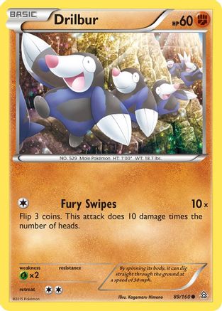Drilbur (89) [XY - Primal Clash]