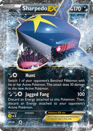 Sharpedo EX (91) [XY - Primal Clash] Holofoil