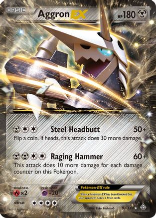 Aggron EX (93) [XY - Primal Clash] Holofoil