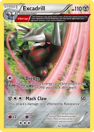 Excadrill (Omega) (97) [XY - Primal Clash] Reverse Holofoil