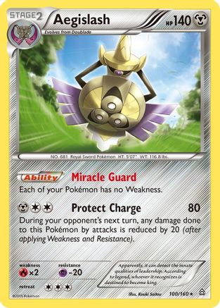 Aegislash (100) [XY - Primal Clash] Reverse Holofoil