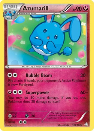 Azumarill (103) [XY - Primal Clash] Reverse Holofoil