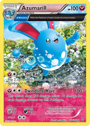 Azumarill (Alpha) (104) [XY - Primal Clash] Holofoil
