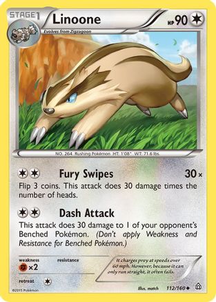 Linoone (112) [XY - Primal Clash]