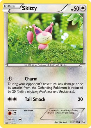 Skitty (113) [XY - Primal Clash] Reverse Holofoil