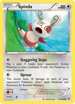 Spinda (115) [XY - Primal Clash] Reverse Holofoil