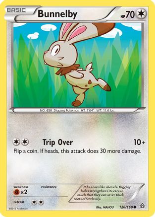 Bunnelby (120) [XY - Primal Clash] Reverse Holofoil