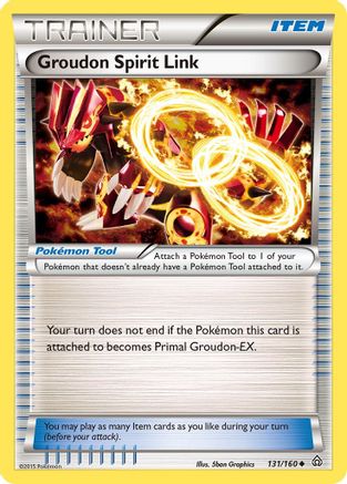 Groudon Spirit Link (131) [XY - Primal Clash] Reverse Holofoil