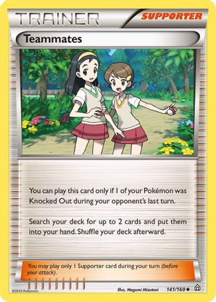 Teammates (141) [XY - Primal Clash] Reverse Holofoil