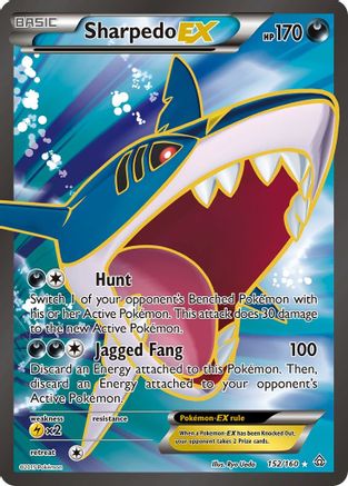 Sharpedo EX (152 Full Art) (152) [XY - Primal Clash] Holofoil