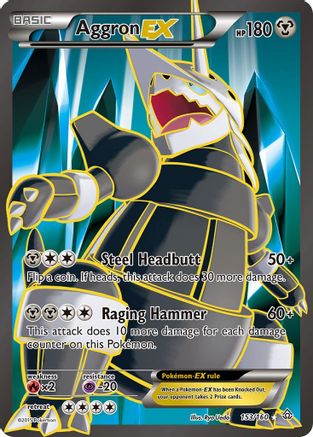 Aggron EX (153 Full Art) (153) [XY - Primal Clash] Holofoil