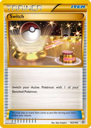 Switch (163 Secret Rare) (163) [XY - Primal Clash] Holofoil