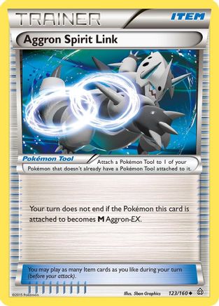 Aggron Spirit Link (123) [XY - Primal Clash]