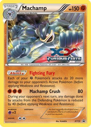 Machamp - XY13 (Prerelease) (XY13) [XY Promos] Holofoil