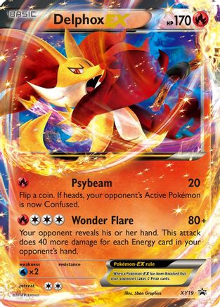 Delphox EX - XY19 (XY19) [XY Promos] Holofoil