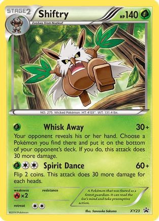 Shiftry - XY23 (XY23) [XY Promos] Holofoil