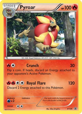 Pyroar - XY26 (XY26) [XY Promos] Holofoil