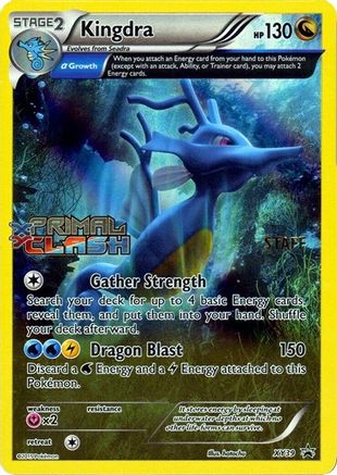 Kingdra - XY39 (Prerelease) [Staff] (XY39) [XY Promos] Holofoil