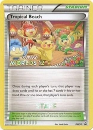 Tropical Beach - BW50 (Worlds 12) [Staff] (BW50) [Black and White Promos]