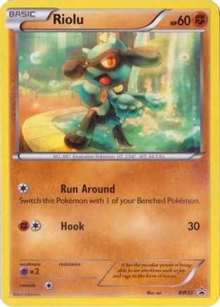 Riolu - BW33 (BW33) [Black and White Promos]