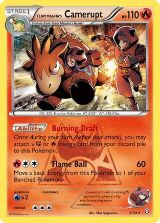 Team Magma's Camerupt (2) [Double Crisis] Holofoil