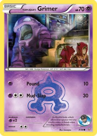 Team Aqua's Grimer (7) [Double Crisis]