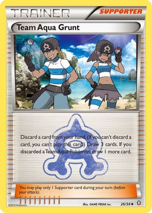Team Aqua Grunt (26) [Double Crisis]